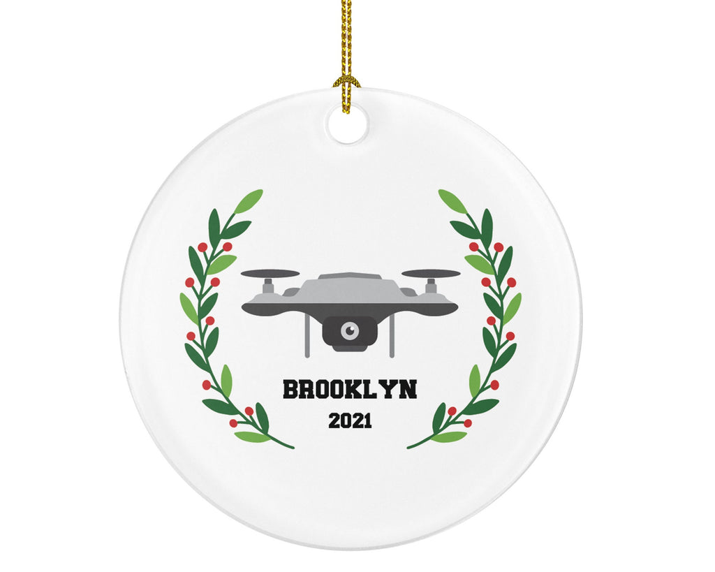 Drone Personalized Christmas Ornament Personalized - Drone Pilot Gift