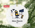 Video Game Player Gamer Christmas Ornament Personalized - Playing Game Equipment Controller Addict Hobby