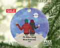 Personalized We're Expecting Christmas Ornament - Future Baby Pregnancy Announcement Gift - We are Expecting Present for Pregnant Mom Dad