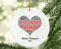 Pest Control Worker Christmas Ornament Personalized -  Pest Control Worker Essential Employee Appreciation Gift Best Pest Control Worker,