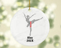 Personalized Ballerina Christmas Ornament – Ballet Dancer Gift – Custom Dance Ornament – Ballet Student Holiday Keepsake