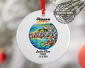 Okinawa, Japan Ornament, Engagement, Married, Travel, Gift for Engaged Couple, Engagement Gift, Trip, Vacation Souvenir