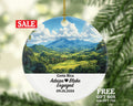 Costa Rica Christmas Ornament Personalized - Engaged Married Family Together Couple Travel Honeymoon Engagement Marriage