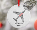 Flight Nurse Personalized Christmas Ornament
