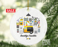 Electrician Christmas Ornament Personalized - Electrical Worker Lineman Custom Gift - Boss Worker Employee Employer Gift