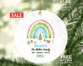 Covid Vaccinated Family Christmas Ornament - Personalized  Covid-19 Vaccine Fully Vaccinated Family Ornament