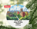 Nairobi Christmas Ornament Personalized - Kenya Engaged Married Family Together Couple Travel Honeymoon Engagement Marriage