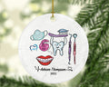 Orthodontist Christmas Ornament Personalized - Orthodontic Dental Gift Graduation Custom Occupational Orthodontist Occupation Dentist Gift