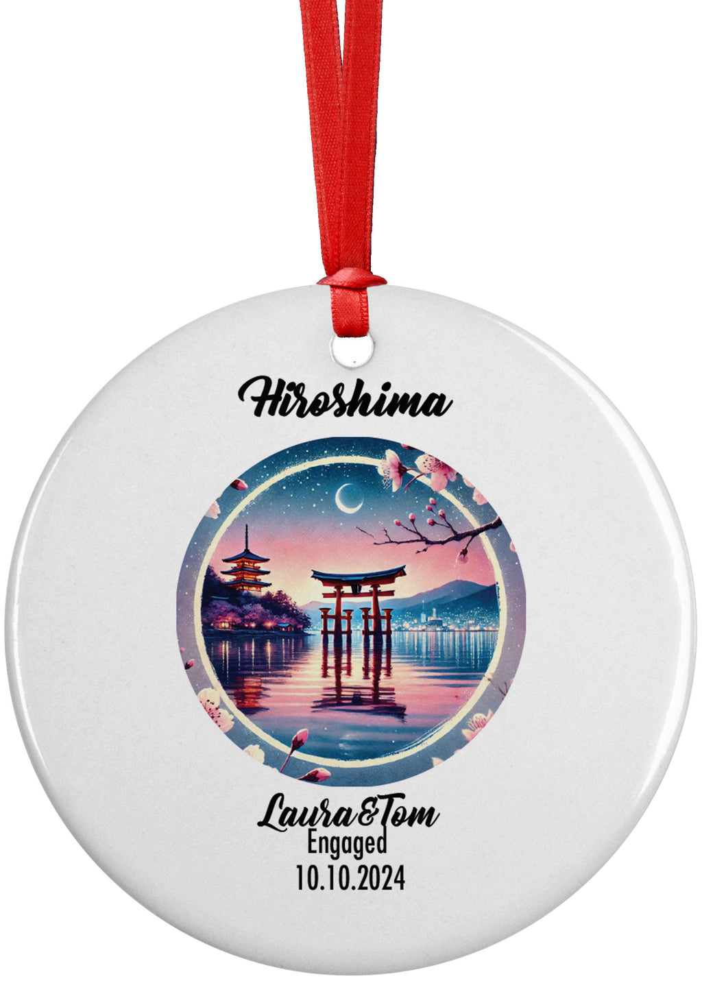 Hiroshima, Engagement, Married, Travel, Gift for Engaged Couple, Engagement Gift, Trip, Vacation Souvenir