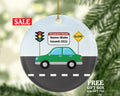 Driver Learner's Permit Christmas Ornament Personalized - New Driver Learners Permit Custom Gift