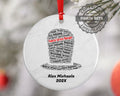 Funeral Service Manager Personalized Christmas Ornament