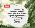 Memorial Ornament, Floating Christmas In Memory of Remembrance Gift Personalized Christmas Someone in Heaven, Custom