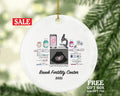 Fertility Center Worker or Owner Christmas Ornament Personalized, Health Worker Gift from Patient for Physician MD Doctor Expecting Pregnant