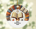Personalized Book Lover Ornament – Custom Reading Gift – Literature Ornament for Readers and Writers