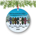 Soul Sisters for 2 3 4 5 6 7 Best Friends Christmas Ornament for Sisters Personalized BFF Gift Personalized Friend Girls Female Besties