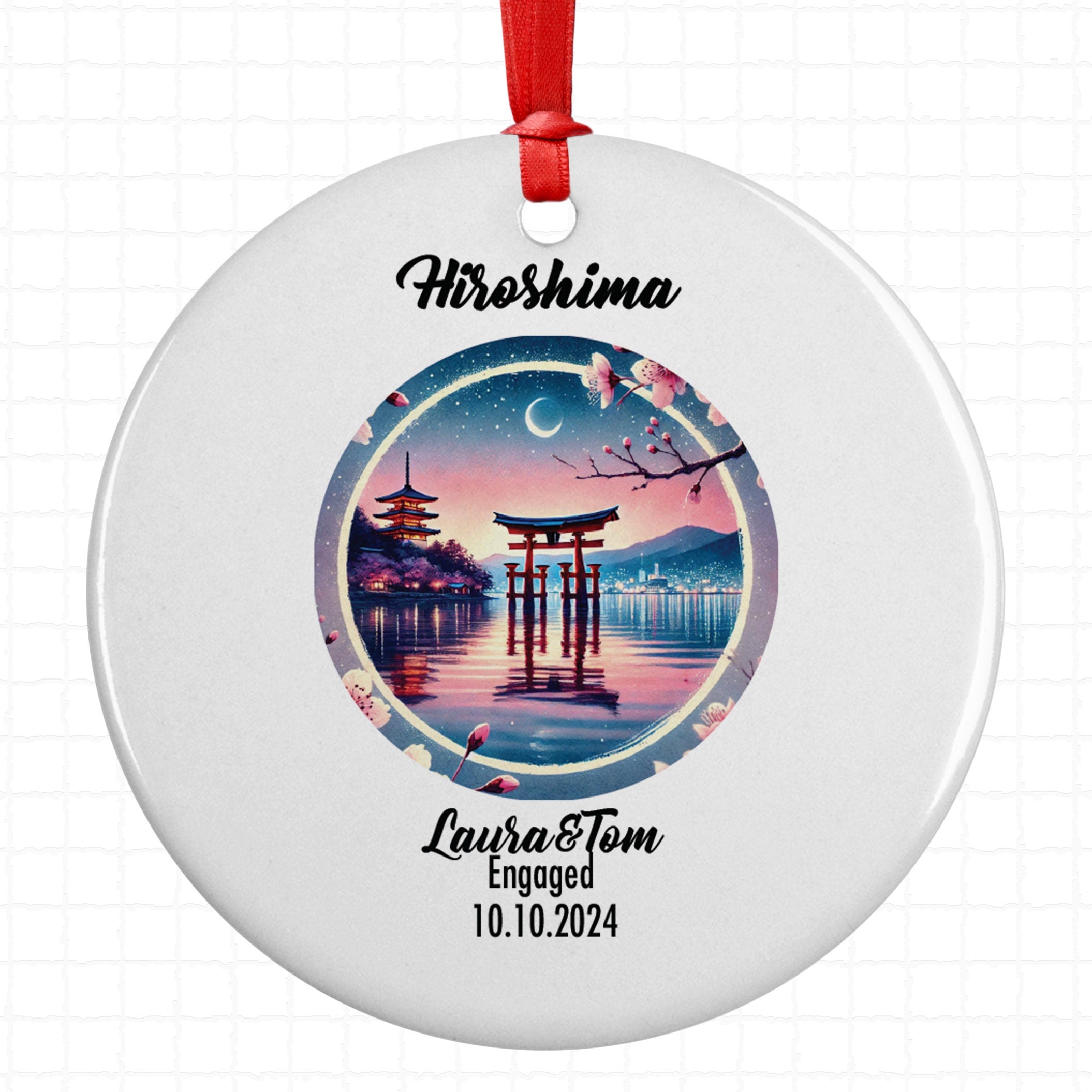 Hiroshima, Engagement, Married, Travel, Gift for Engaged Couple, Engagement Gift, Trip, Vacation Souvenir