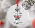 Botanist Personalized Christmas Ornament Backup