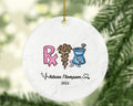 Pharmacy Technician Tech Christmas Ornament Personalized Pharmacist Pharmacy Tech Gift