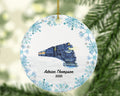 Train  Locomotive Engineer Christmas Ornament Personalized, Driver Worker, Assistant, Handler Operator Motorman Loco Pilot Custom Gift