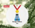 Pinball Christmas Ornament Personalized - Pinball Player Gift Pinball Lovers and Game Players