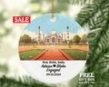 New Delhi Christmas Ornament Personalized - India Engaged Married Family Together Couple Travel Honeymoon Engagement Marriage