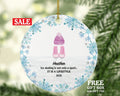 Ice Skating Christmas Ornament - Figure Skater Female Girl Personalized Gift Figure Ice Skate Lover Sports Activity Hobby Occupation