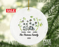 Family of 3 Christmas Ornament Personalized - Panda Family Parents Mother Father Child Girl Boy Mom Dad Gift
