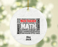 Personalized Math Teacher Christmas Ornament – Custom Teacher Gift – Mathematics Classroom Ornament – Educator Holiday Keepsake
