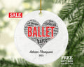 Ballet Christmas Ornament Personalized - Gift for Dancer Ballet Dance Do Perform Gift for Ballet