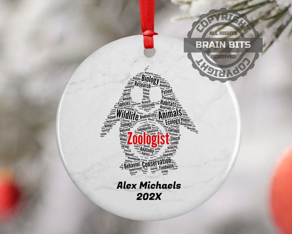 Zoologist Personalized Christmas Ornament