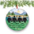 Best Friends Christmas Ornament Male Female Soul Sisters Brothers for 2 3 4 5 6 7 8 for Coworkers Personalized BFF Custom Team School Family