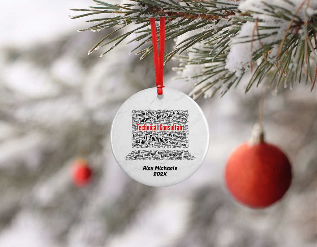 Technical Consultant Personalized Christmas Ornament