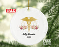 Personalized Medicolegal Christmas Ornament, Medical Jurisprudence Ornament, Custom Medical Law Christmas Gift, Attorney at Law, Judge