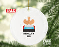 Wrestling Christmas Ornament Personalized - Wrestling Team Custom Gift - Wrestler Ornament