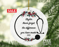 Personalized Medical Doctor Christmas Ornament Health Worker Gift from Patient for Nurse Physician Physical Therapist Practitioner MD RN PT