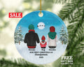 First Christmas As Grandparents Ornament - Personalized New Grandma and Grandpa Gift