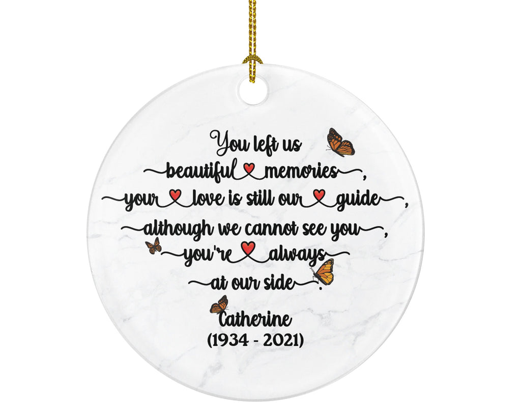 Memorial Ornament, Floating Christmas In Memory of Remembrance Gift Personalized Christmas Someone in Heaven, Custom