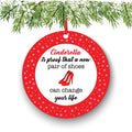 Cinderella is Proof That a New Pair of Shoes Can Change Your Life Funny Christmas Ornament - Funny Christmas Ornaments - Unique Ornaments