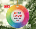 Love Is Love | Gay Pride| Columbus Gay Pride | Ohio Ornament | Christmas Ornament