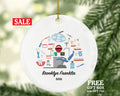 Dentist Christmas Ornament Personalized - Dental Gift Graduation Custom Occupational Orthodontist Occupation Dental Gift