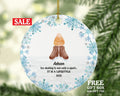 Ice Skating Christmas Ornament - Figure Skater Male Boy Personalized Gift Figure Ice Skate Lover Sports Activity Hobby Occupation