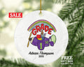 Christmas Ornament Personalized - Back To School Elementary School Student Gift, First Time At School