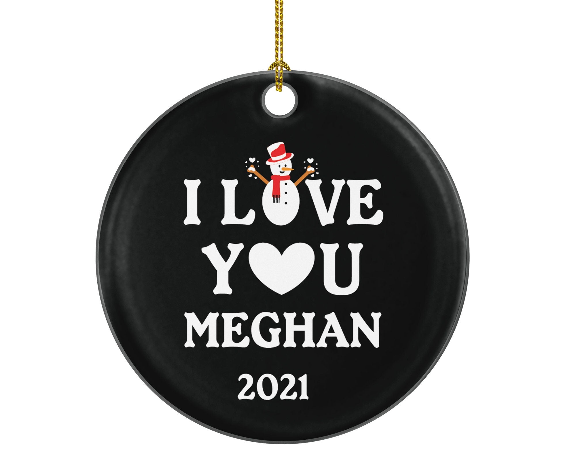 Personalized I Love You For Couple Ornament, Couple Gift Christmas, Newly Engaged Newlywed, First 1st Lover Engaged, Married Proposal