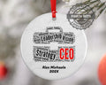 Chief executive officer CEO Personalized Christmas Ornament