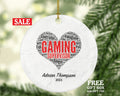 Gaming Supervisor Christmas Ornament Personalized - Custom Name Year