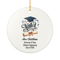 Nailed It Graduation Ornament 2025 Personalized Grad Gift Custom Name Cap and Diploma Funny Ceramic Keepsake