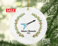 Electric Guitar Christmas Ornament Personalized - Musical Instrument Guitarist Playing Guitar Gift for Guitarist - Custom Name Year