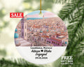 Casablanca Christmas Ornament Personalized - Morocco Engaged Married Family Together Couple Travel Honeymoon Engagement Marriage