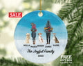 Couple with Dog Cat Personalized Christmas Ornament Fur Family Newly Married Together Custom Pet Mom Dad Lover Owner Holiday Rescue Breed
