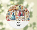 Personalized Boutique Ornament – Custom Shop Owner Gift – Fashion Store Ornament with Name and Year